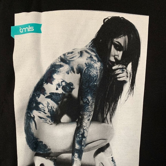 Two in the Shirt Graphic Sweatshirt Hooded - Picture 2 of 3